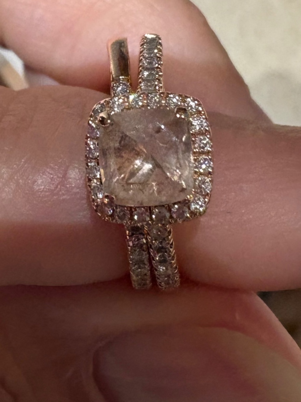 Moisanite ring